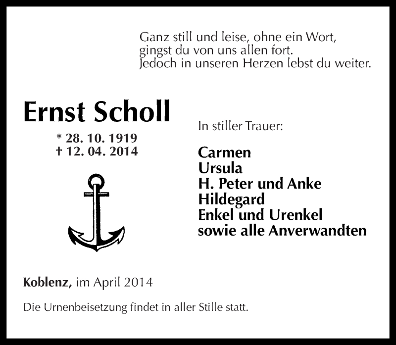 Ernst scholl deals